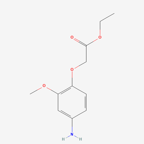 ethyl 2-(4-amino-2-methoxyphenoxy)acetate (CAS: 158425-74-2) - Related Chemical Product