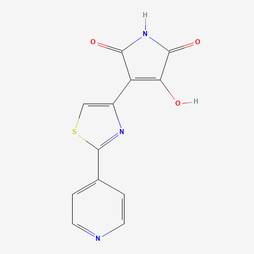 3-hydroxy-4-(2-pyridin-4-yl-1,3-thiazol-4-yl)pyrrole-2,5-dione (CAS: 80653-76-5) - Related Chemical Product