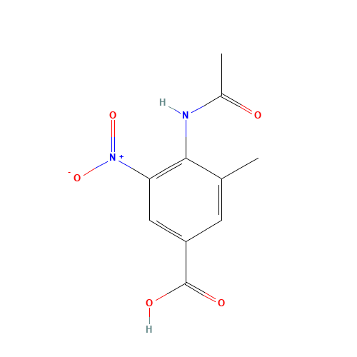 4-acetamido-3-methyl-5-nitrobenzoic acid (CAS: 37901-93-2) - Related Chemical Product