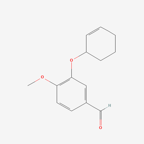 3-cyclohex-2-en-1-yloxy-4-methoxybenzaldehyde (CAS: 176756-92-6) - Related Chemical Product