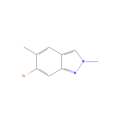 6-bromo-2,5-dimethylindazole (CAS: 1159511-92-8) - Chemical Structure and Molecular Formula 