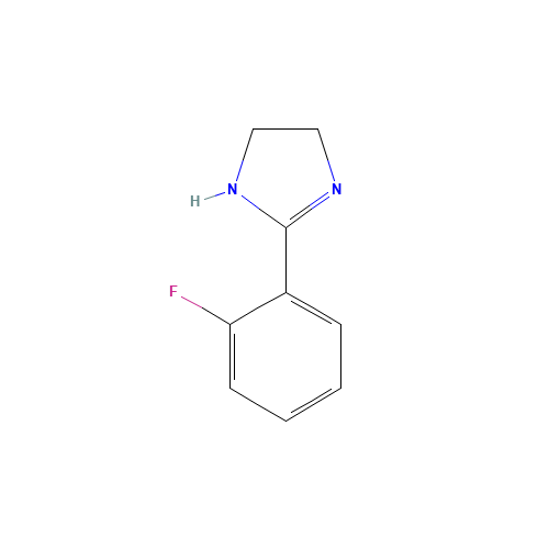 2-(2-fluorophenyl)-4,5-dihydro-1H-imidazole (CAS: 124314-68-7) - Related Chemical Product