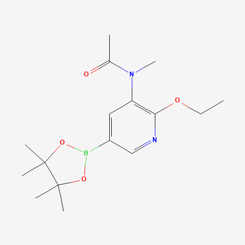 N-[2-ethoxy-5-(4,4,5,5-tetramethyl-1,3,2-dioxaborolan-2-yl)pyridin-3-yl]-N-methylacetamide (CAS: 1257553-91-5) - Related Chemical Product
