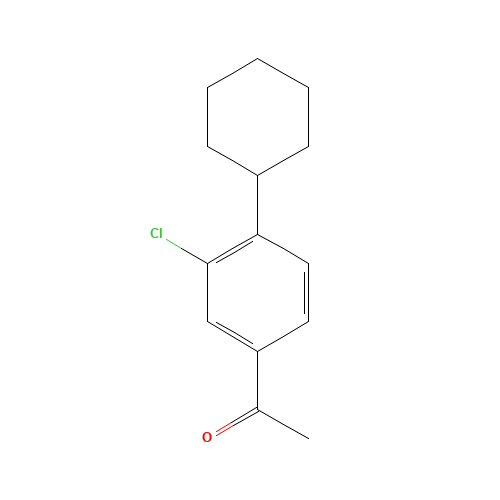 1-(3-chloro-4-cyclohexylphenyl)ethanone (CAS: 14451-58-2) - Related Chemical Product
