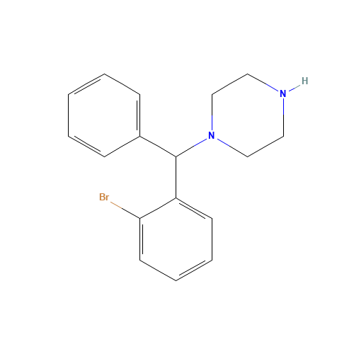 1-[(2-bromophenyl)-phenylmethyl]piperazine (CAS: 109091-14-7) - Related Chemical Product