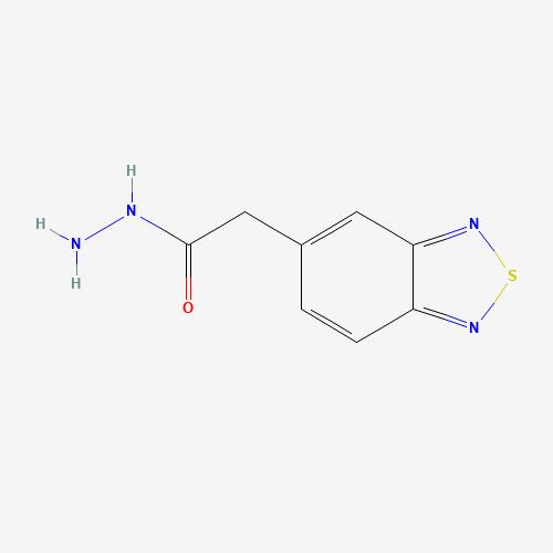 2-(2,1,3-benzothiadiazol-5-yl)acetohydrazide (CAS: 926930-14-5) - Chemical Structure and Molecular Formula 