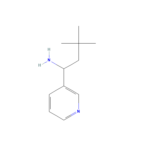 3,3-dimethyl-1-pyridin-3-ylbutan-1-amine (CAS: 959239-41-9) - Related Chemical Product