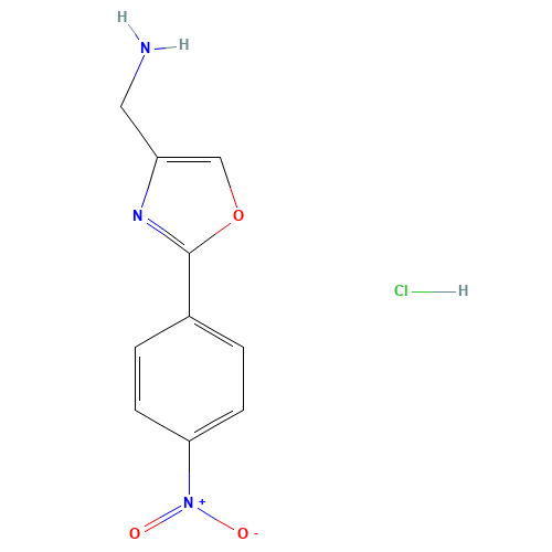 [2-(4-nitrophenyl)-1,3-oxazol-4-yl]methanamine;hydrochloride (CAS: 36841-46-0) - Related Chemical Product