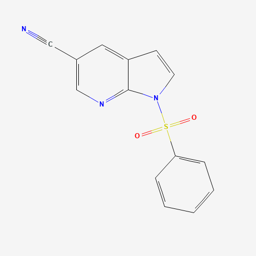 1-(benzenesulfonyl)pyrrolo[2,3-b]pyridine-5-carbonitrile (CAS: 1015608-95-3) - Related Chemical Product