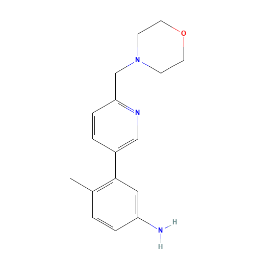 4-methyl-3-[6-(morpholin-4-ylmethyl)pyridin-3-yl]aniline (CAS: 1207877-85-7) - Related Chemical Product