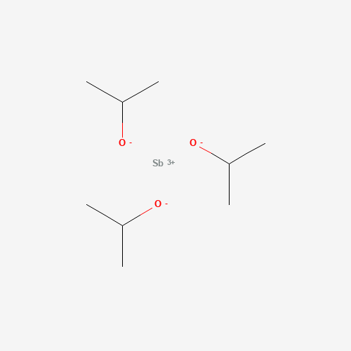 antimony(3+);propan-2-olate (CAS: 18770-47-3) - Chemical Structure and Molecular Formula 