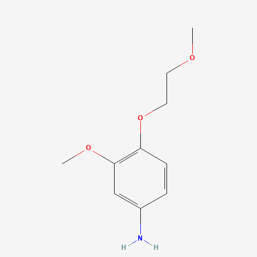 3-methoxy-4-(2-methoxyethoxy)aniline (CAS: 26181-52-2) - Related Chemical Product