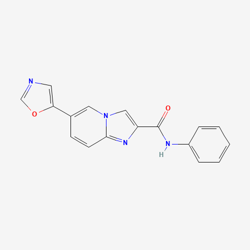 6-(1,3-oxazol-5-yl)-N-phenylimidazo[1,2-a]pyridine-2-carboxamide (CAS: 1167623-66-6) - Related Chemical Product