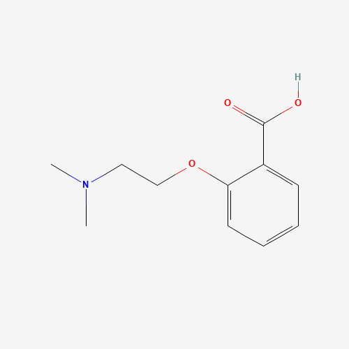 2-[2-(dimethylamino)ethoxy]benzoic acid (CAS: 206261-66-7) - Chemical Structure and Molecular Formula 