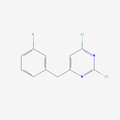 2,4-dichloro-6-[(3-fluorophenyl)methyl]pyrimidine (CAS: 927679-51-4) - Related Chemical Product