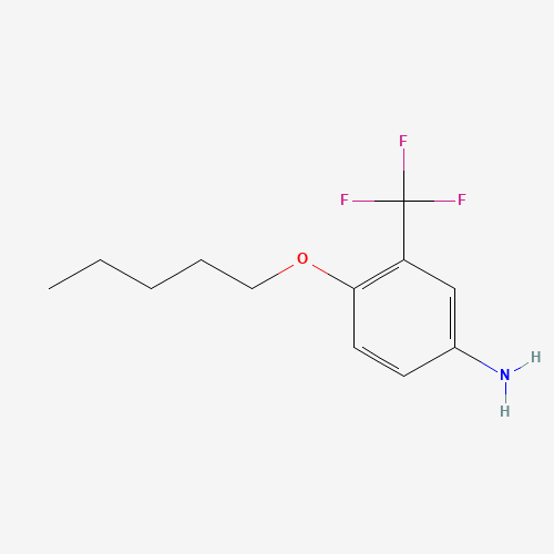 4-pentoxy-3-(trifluoromethyl)aniline (CAS: 832099-33-9) - Related Chemical Product