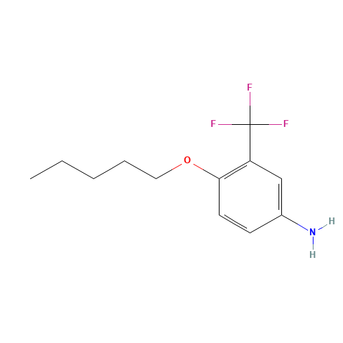 4-pentoxy-3-(trifluoromethyl)aniline (CAS: 832099-33-9) - Related Chemical Product