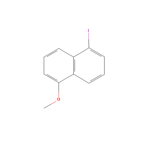 1-iodo-5-methoxynaphthalene (CAS: 61735-51-1) - Chemical Structure and Molecular Formula 