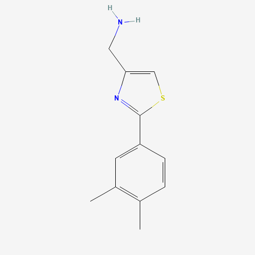 [2-(3,4-dimethylphenyl)-1,3-thiazol-4-yl]methanamine (CAS: 885280-01-3) - Related Chemical Product