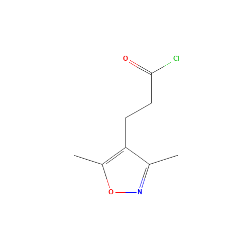 3-(3,5-dimethyl-1,2-oxazol-4-yl)propanoyl chloride (CAS: 358721-54-7) - Related Chemical Product