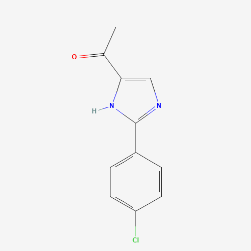 1-[2-(4-chlorophenyl)-1H-imidazol-5-yl]ethanone (CAS: 34626-04-5) - Related Chemical Product