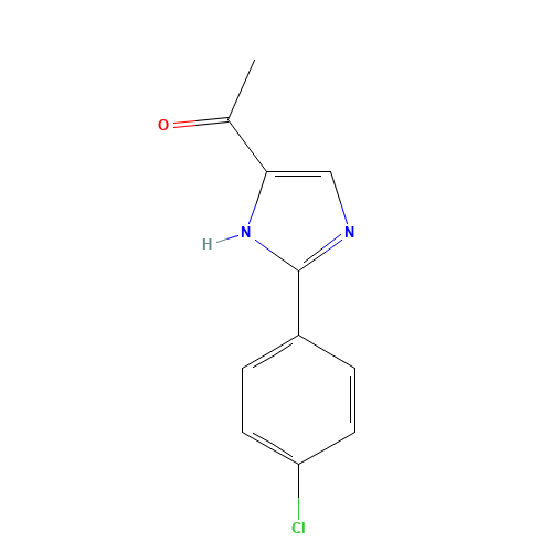 1-[2-(4-chlorophenyl)-1H-imidazol-5-yl]ethanone (CAS: 34626-04-5) - Related Chemical Product