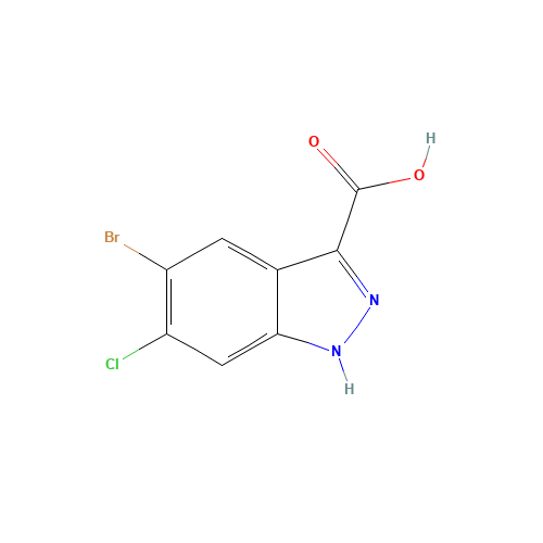5-bromo-6-chloro-1H-indazole-3-carboxylic acid (CAS: 1467062-18-5) - Related Chemical Product