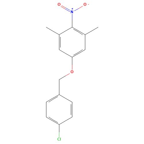 5-[(4-chlorophenyl)methoxy]-1,3-dimethyl-2-nitrobenzene (CAS: 1202160-73-3) - Related Chemical Product