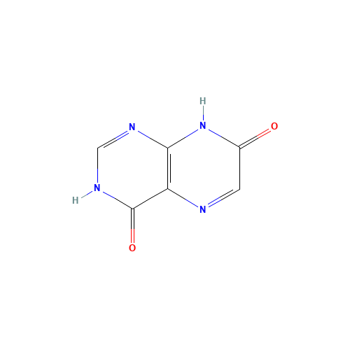 1,8-dihydropteridine-4,7-dione (CAS: 33669-70-4) - Chemical Structure and Molecular Formula 