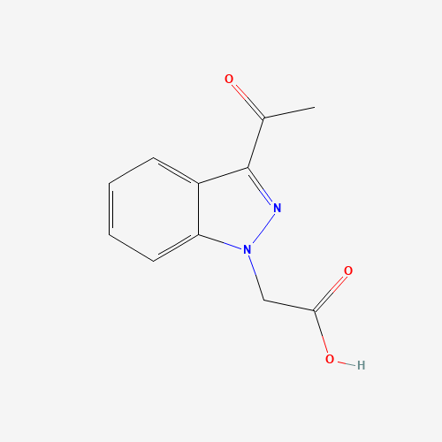 2-(3-acetylindazol-1-yl)acetic acid (CAS: 1386457-49-3) - Related Chemical Product