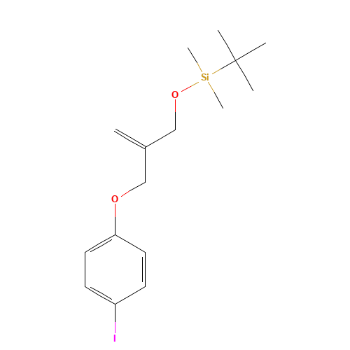 tert-butyl-[2-[(4-iodophenoxy)methyl]prop-2-enoxy]-dimethylsilane (CAS: 1263188-76-6) - Related Chemical Product