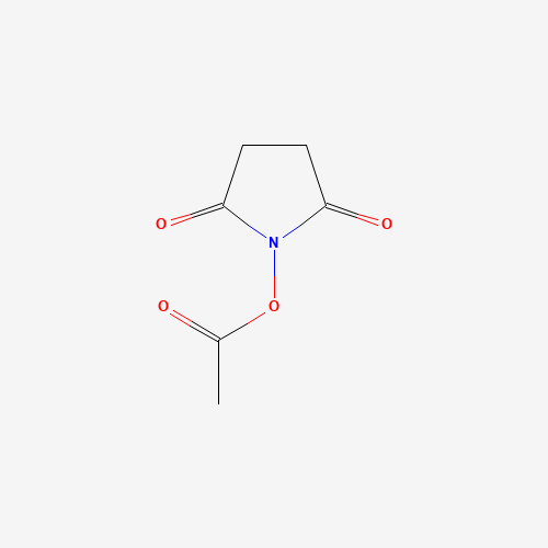 (2,5-dioxopyrrolidin-1-yl) acetate (CAS: 14464-29-0) - Chemical Structure and Molecular Formula 