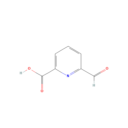 6-formylpyridine-2-carboxylic acid (CAS: 499214-11-8) - Chemical Structure and Molecular Formula 