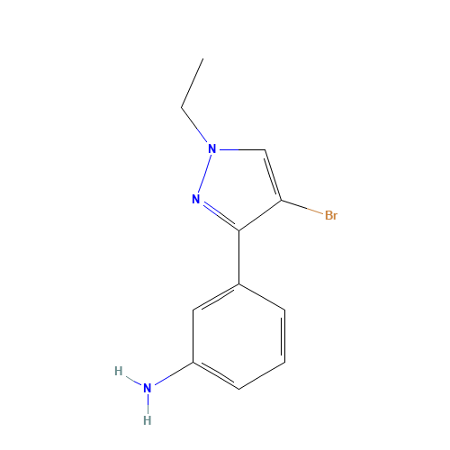 3-(4-bromo-1-ethylpyrazol-3-yl)aniline (CAS: 945865-14-5) - Related Chemical Product