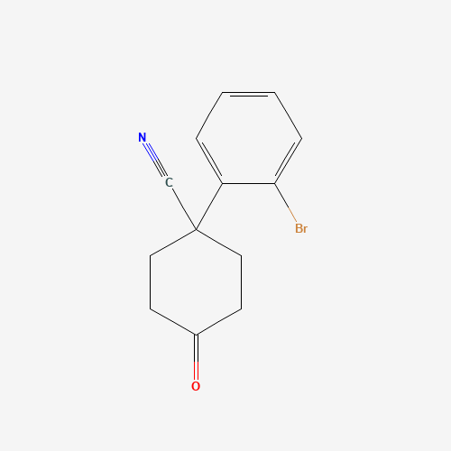 1-(2-bromophenyl)-4-oxocyclohexane-1-carbonitrile (CAS: 1202006-93-6) - Related Chemical Product