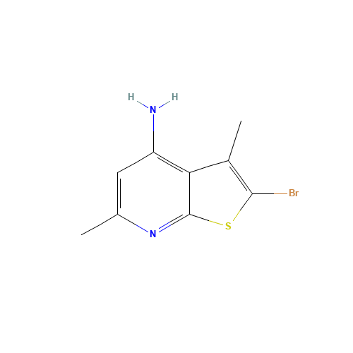 2-bromo-3,6-dimethylthieno[2,3-b]pyridin-4-amine (CAS: 1312594-84-5) - Related Chemical Product