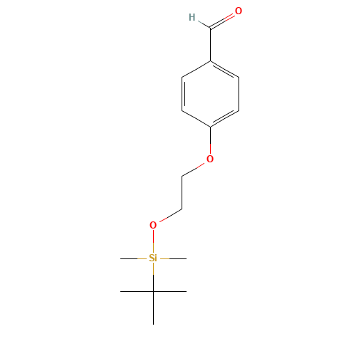 4-[2-[tert-butyl(dimethyl)silyl]oxyethoxy]benzaldehyde (CAS: 566949-37-9) - Related Chemical Product