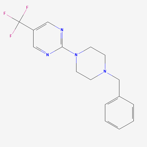 2-(4-benzylpiperazin-1-yl)-5-(trifluoromethyl)pyrimidine (CAS: 845616-57-1) - Related Chemical Product