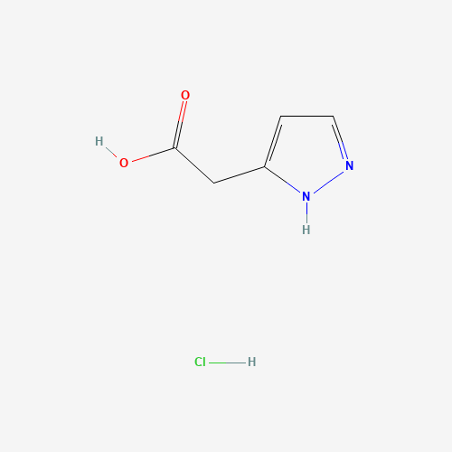 2-(1H-pyrazol-5-yl)acetic acid;hydrochloride (CAS: 118054-57-2) - Related Chemical Product