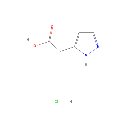 2-(1H-pyrazol-5-yl)acetic acid;hydrochloride (CAS: 118054-57-2) - Related Chemical Product