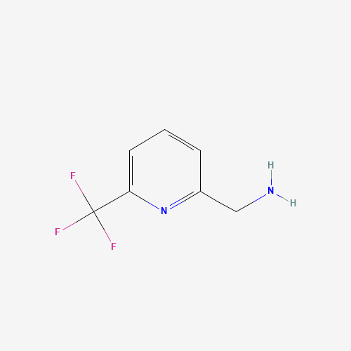 [6-(trifluoromethyl)pyridin-2-yl]methanamine (CAS: 916304-19-3) - Chemical Structure and Molecular Formula 