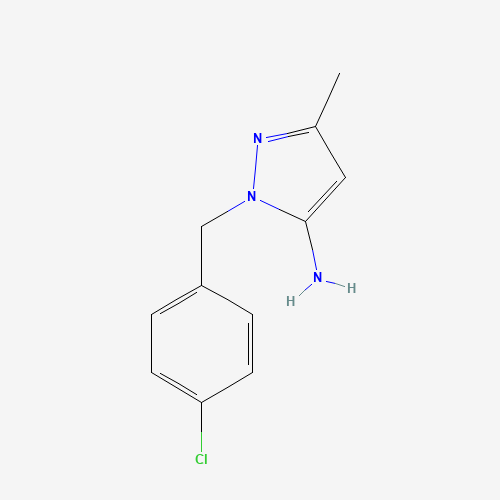 2-[(4-chlorophenyl)methyl]-5-methylpyrazol-3-amine (CAS: 3524-41-2) - Related Chemical Product