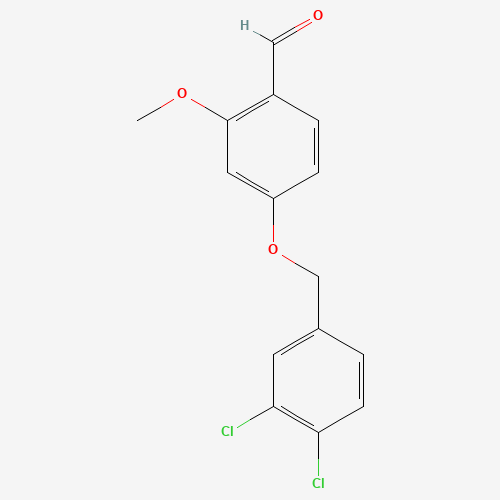 4-[(3,4-dichlorophenyl)methoxy]-2-methoxybenzaldehyde (CAS: 1202577-41-0) - Related Chemical Product
