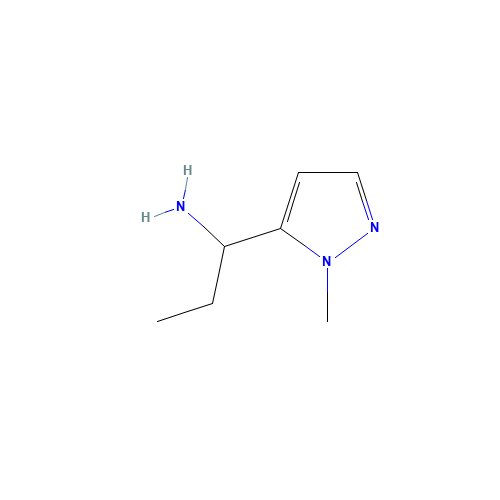 1-(2-methylpyrazol-3-yl)propan-1-amine (CAS: 1177334-24-5) - Related Chemical Product