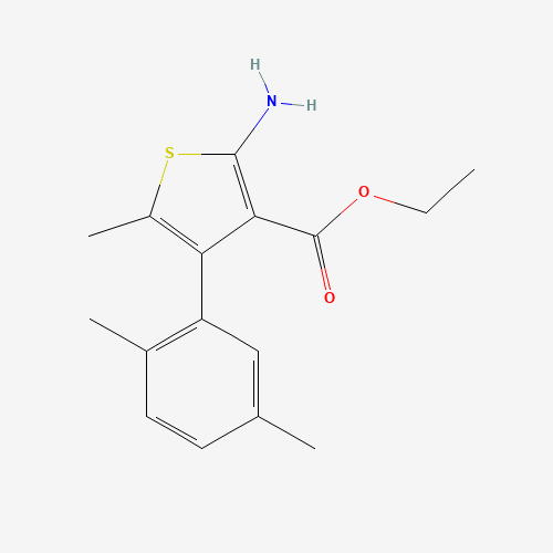 ethyl 2-amino-4-(2,5-dimethylphenyl)-5-methylthiophene-3-carboxylate (CAS: 350990-31-7) - Related Chemical Product
