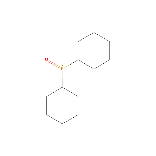 dicyclohexyl(oxo)phosphanium (CAS: 14717-29-4) - Chemical Structure and Molecular Formula 