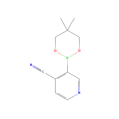 3-(5,5-dimethyl-1,3,2-dioxaborinan-2-yl)pyridine-4-carbonitrile (CAS: 868944-72-3) - Related Chemical Product