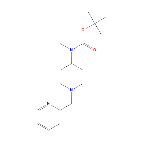 tert-butyl N-methyl-N-[1-(pyridin-2-ylmethyl)piperidin-4-yl]carbamate (CAS: 919200-40-1) - Related Chemical Product