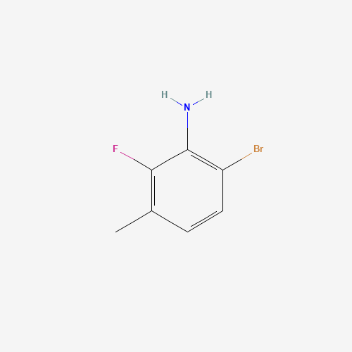 6-bromo-2-fluoro-3-methylaniline (CAS: 1232407-25-8) - Chemical Structure and Molecular Formula 