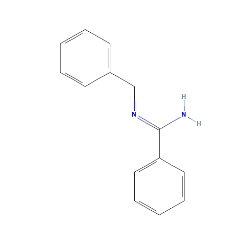 N'-benzylbenzenecarboximidamide (CAS: 15421-92-8) - Chemical Structure and Molecular Formula 